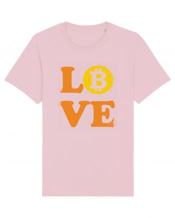 Bitcoin Love Cotton Pink