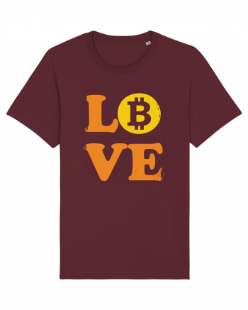 Bitcoin Love Burgundy