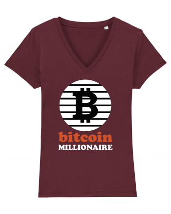 Bitcoin Millionaire Burgundy