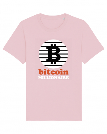 Bitcoin Millionaire Cotton Pink