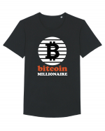 Bitcoin Millionaire Tricou mânecă scurtă guler larg Bărbat Skater