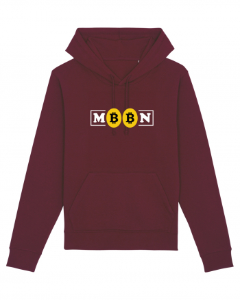 Bitcoin Moon Burgundy