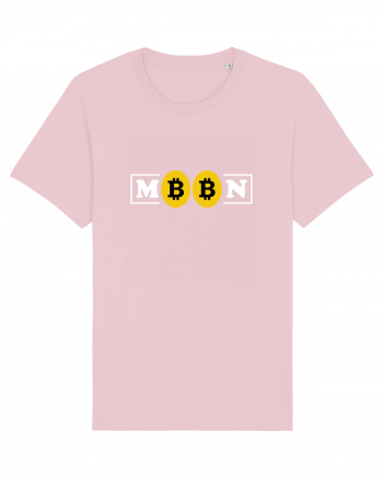 Bitcoin Moon Cotton Pink