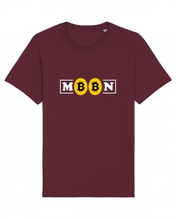 Bitcoin Moon Burgundy