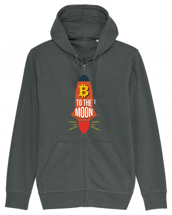 Bitcoin To The Moon Anthracite