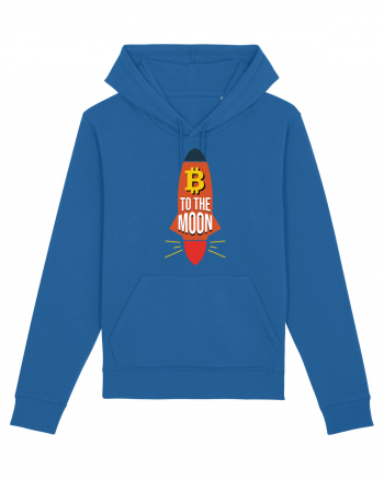 Bitcoin To The Moon Royal Blue