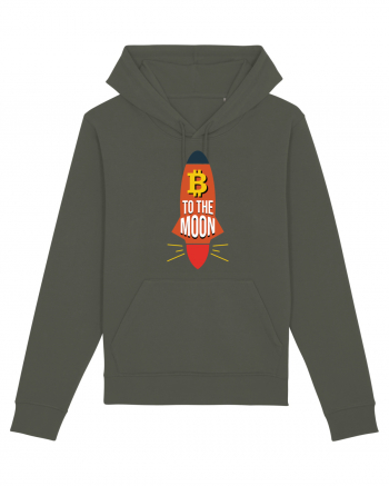 Bitcoin To The Moon Khaki