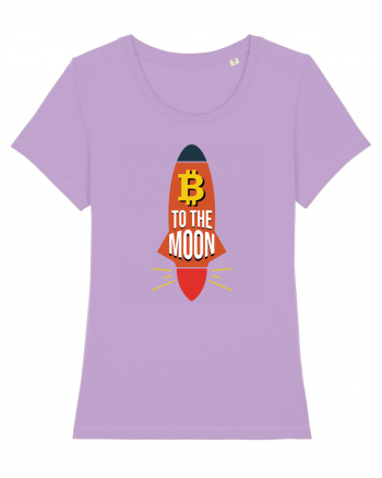 Bitcoin To The Moon Lavender Dawn