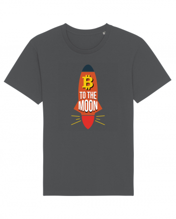 Bitcoin To The Moon Anthracite