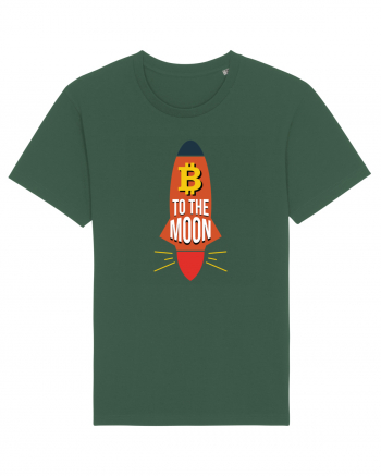 Bitcoin To The Moon Bottle Green