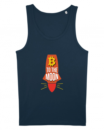 Bitcoin To The Moon Navy