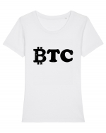 BTC Tricou mânecă scurtă guler larg fitted Damă Expresser