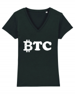 BTC Tricou mânecă scurtă guler V Damă Evoker