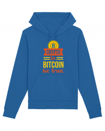 Crypto In Bitcoin We Trust Royal Blue