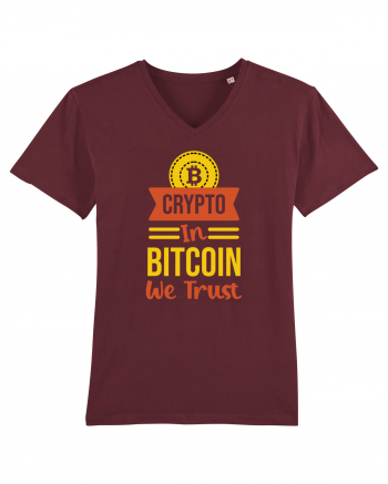 Crypto In Bitcoin We Trust Burgundy