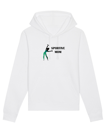 Sportive Mom (green) White