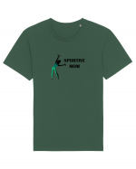 Sportive Mom (green) Tricou mânecă scurtă Unisex Rocker