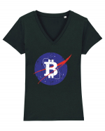 Crypto N A S A Tricou mânecă scurtă guler V Damă Evoker