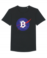 Crypto N A S A Tricou mânecă scurtă guler larg Bărbat Skater