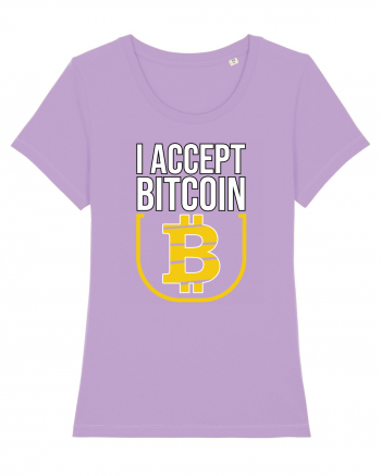 I Accept Bitcoin Lavender Dawn