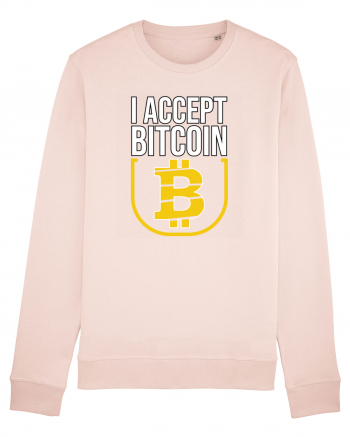 I Accept Bitcoin Candy Pink