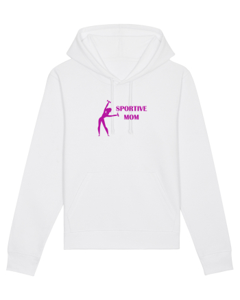 Sportive Mom (pink) White