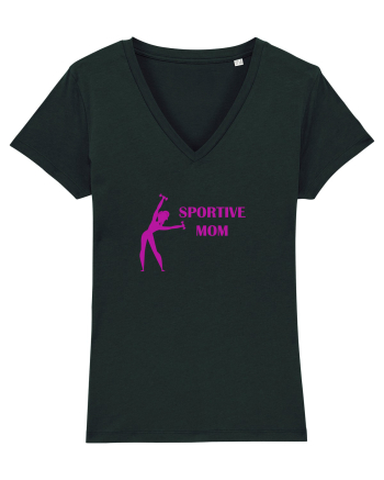 Sportive Mom (pink) Black