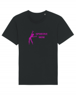 Sportive Mom (pink) Tricou mânecă scurtă Unisex Rocker