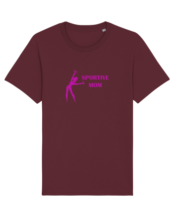 Sportive Mom (pink) Burgundy