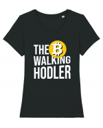 The Walking Hodler Tricou mânecă scurtă guler larg fitted Damă Expresser