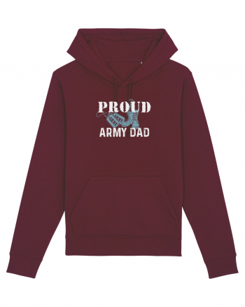 Proud Army  Dad Burgundy