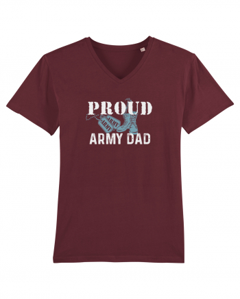 Proud Army  Dad Burgundy