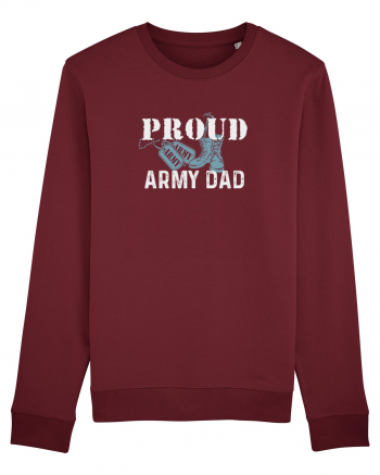 Proud Army  Dad Burgundy