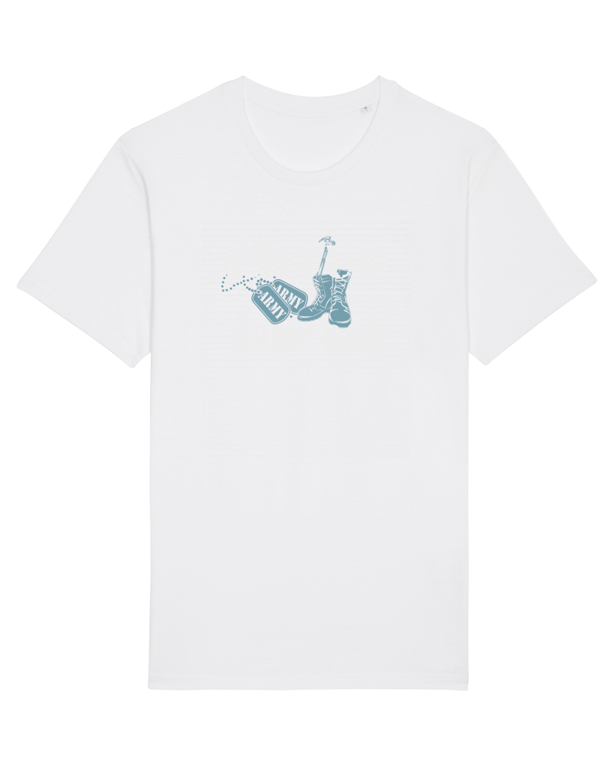 Tricou mânecă scurtă Unisex Rocker White