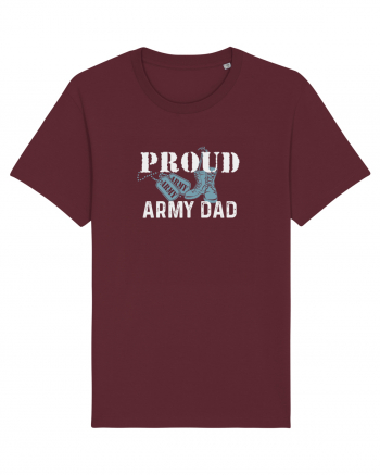 Proud Army  Dad Burgundy