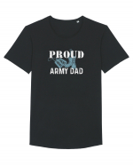 Proud Army  Dad Tricou mânecă scurtă guler larg Bărbat Skater