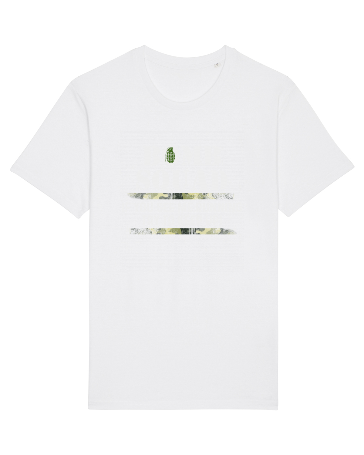 Tricou mânecă scurtă Unisex Rocker White
