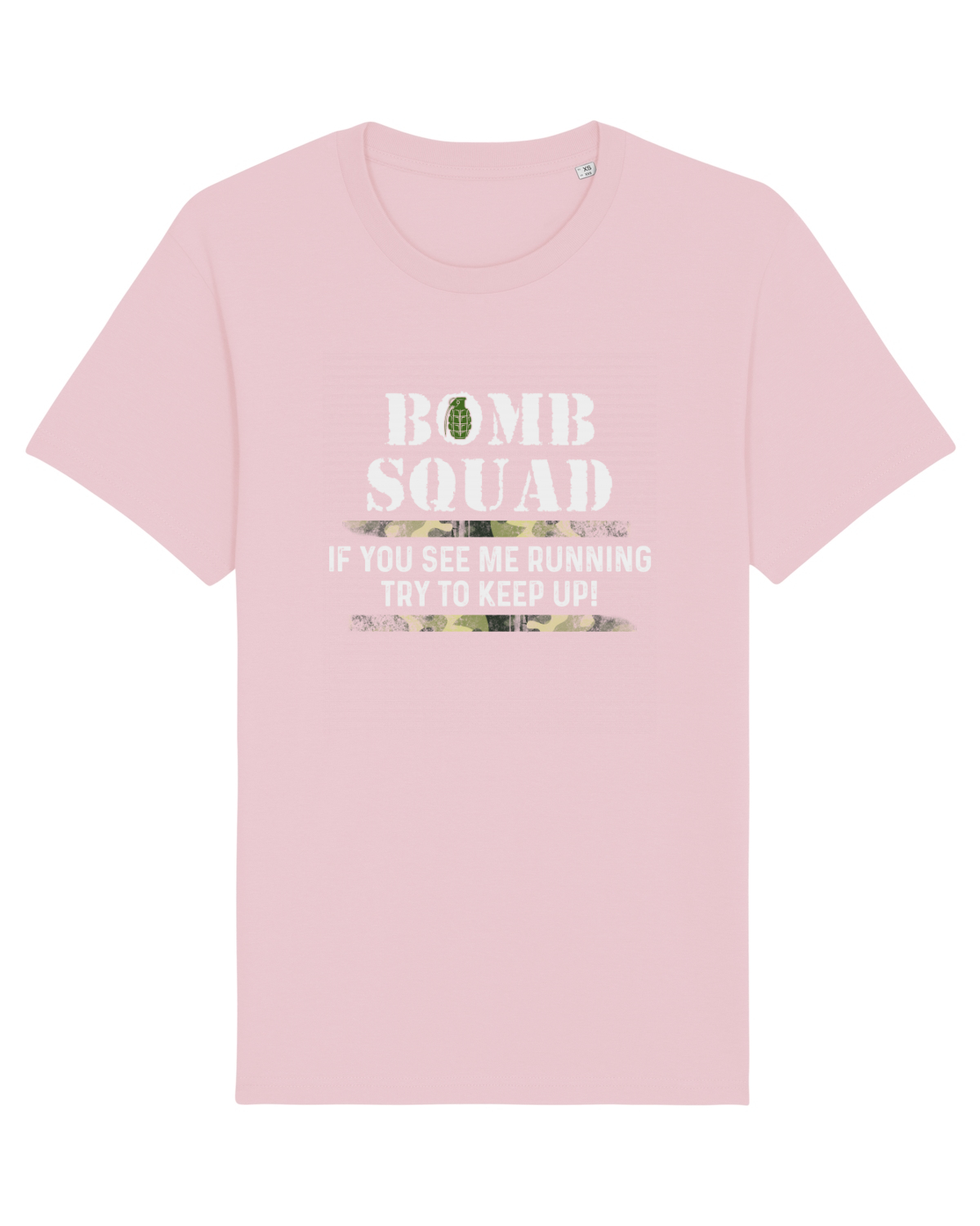 Tricou mânecă scurtă Unisex Rocker Cotton Pink