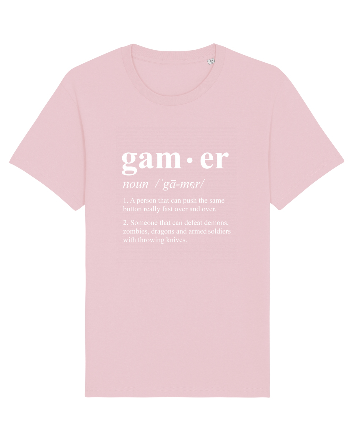 Tricou mânecă scurtă Unisex Rocker Cotton Pink