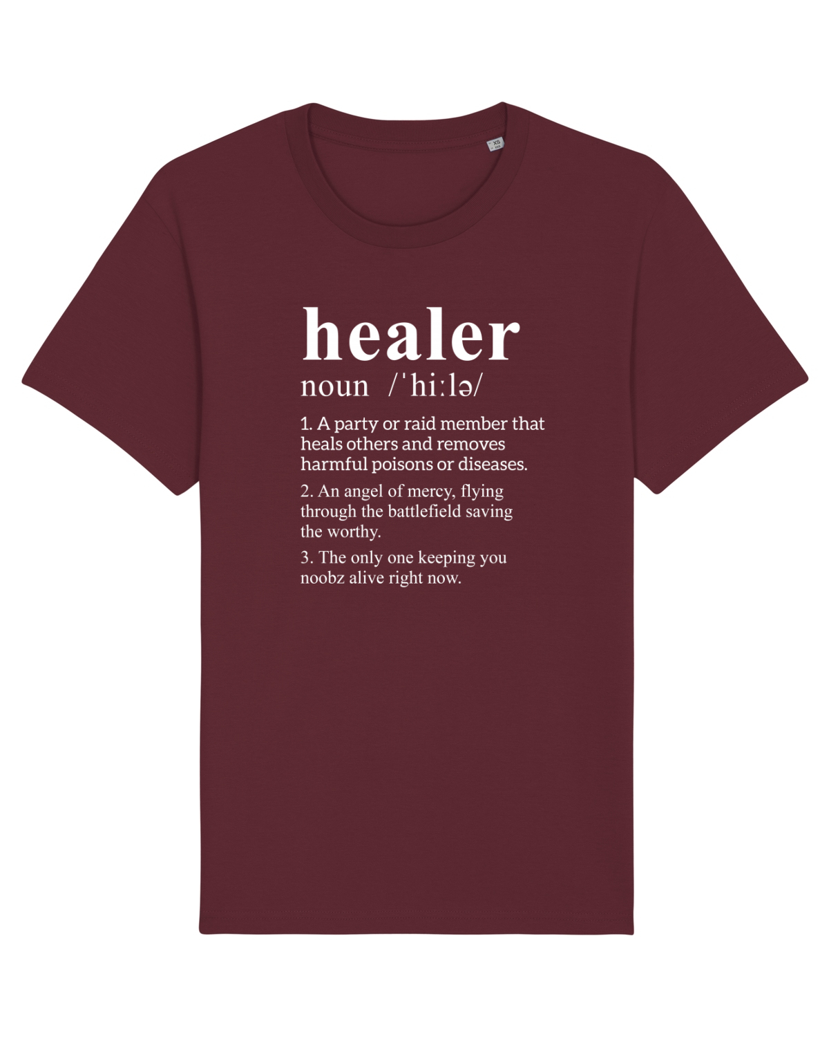 Tricou mânecă scurtă Unisex Rocker Burgundy