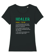 Healer Definition Tricou mânecă scurtă guler larg fitted Damă Expresser