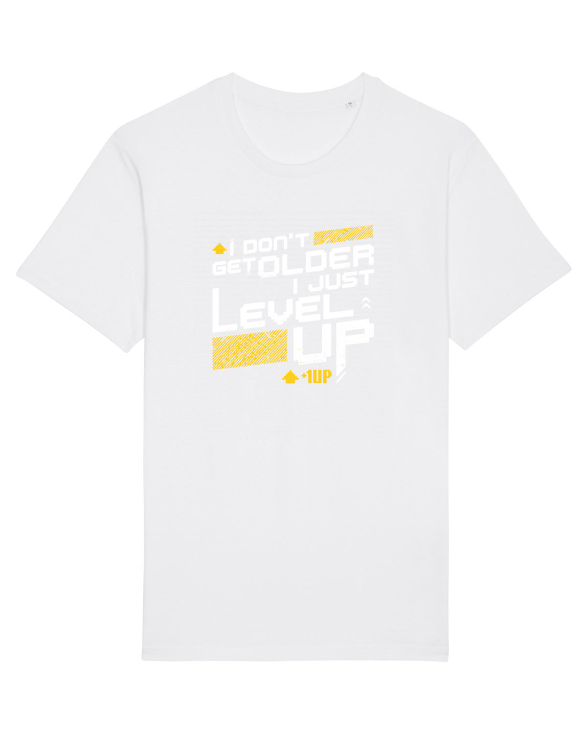 Tricou mânecă scurtă Unisex Rocker White