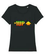 Level Up Tricou mânecă scurtă guler larg fitted Damă Expresser