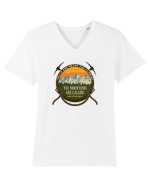 The Mountains are Calling Tricou mânecă scurtă guler V Bărbat Presenter