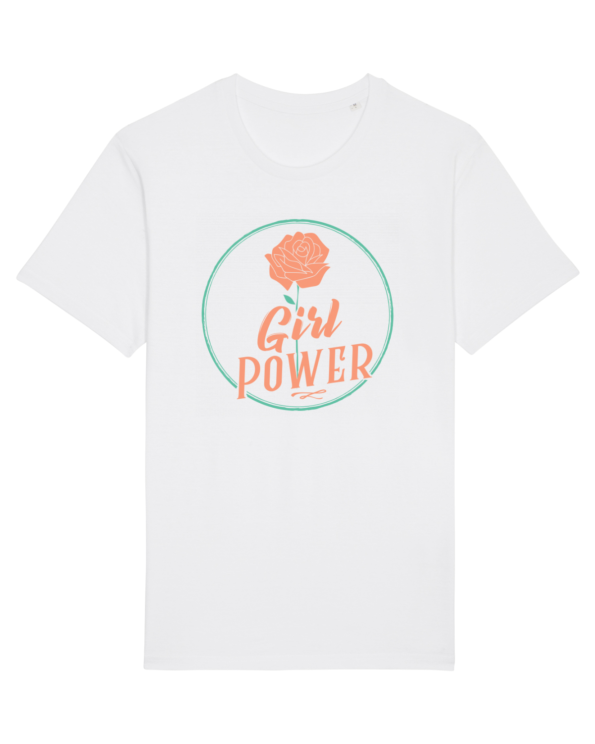Tricou mânecă scurtă Unisex Rocker White