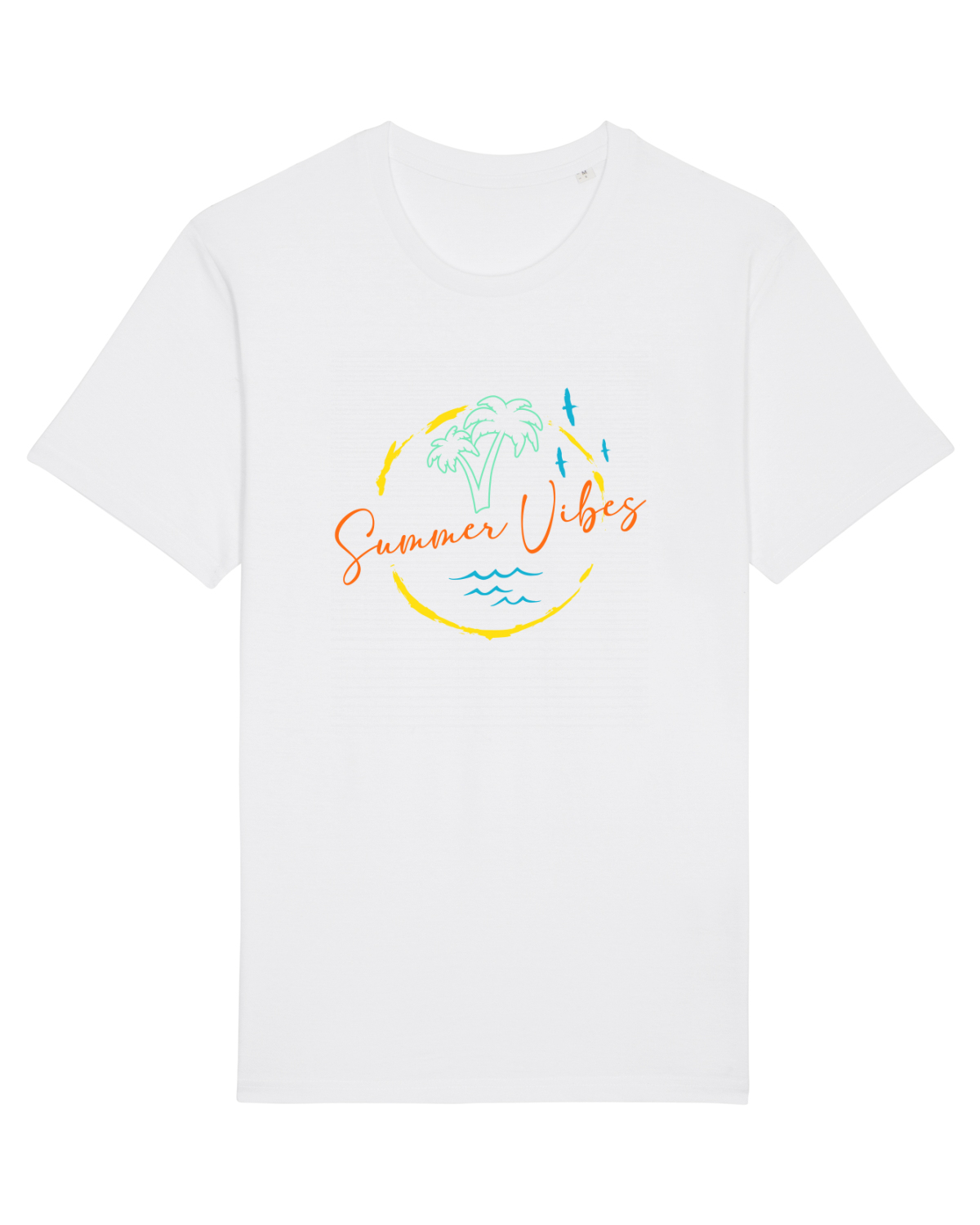 Tricou mânecă scurtă Unisex Rocker White