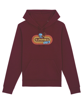 Summer Vibes Retro Burgundy
