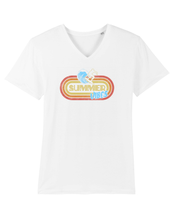 Summer Vibes Retro White