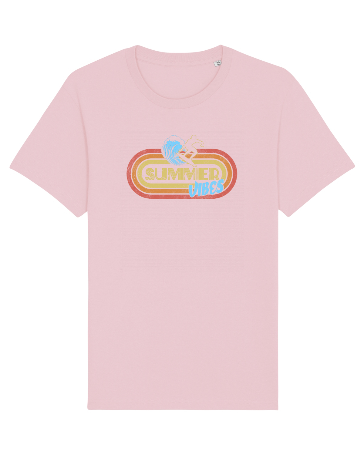 Tricou mânecă scurtă Unisex Rocker Cotton Pink