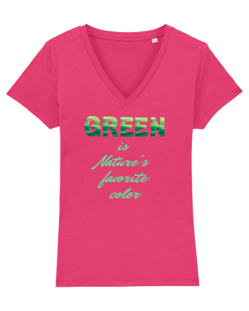 Green is Nature's favorite color Raspberry